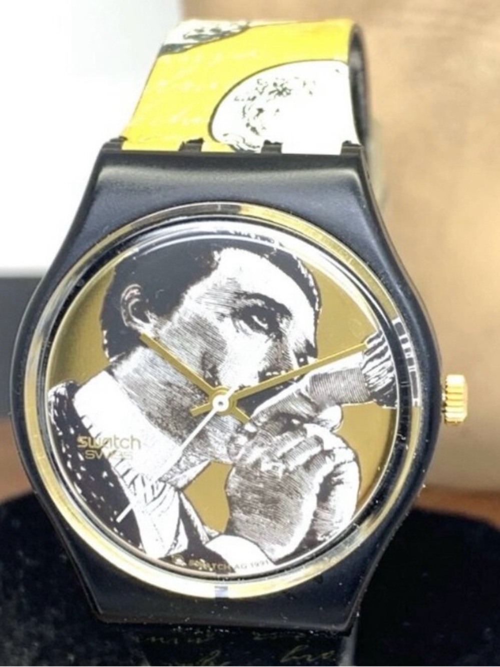 Rare Fornasetti original vintage Swatch quartz wristwatch NIB - Picture 4 of 4